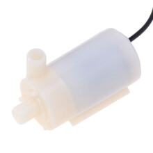 USB 1 Meter Cable Micro Water Pump Mini Submersible Pump Fountain Pump Aquarium Water Pump Small DC Motor Water Pump White (Amphibious Design)