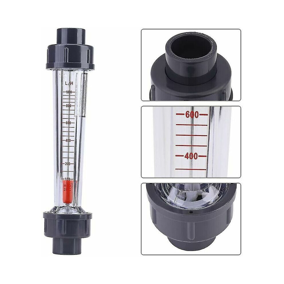 Transparent Water Flow Meter, Plastic Shell Offering Easy Operation, Tailored For High-Accuracy Measurement In Instantaneous Flows 9358999119557