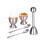 Egg Topper Cutter Tool, Boiled Raw Egg Open Solution with Spring-Powered Vibration for Clean Shell Cuts, Stainless Steel Egg Opener for Breakfast and 1