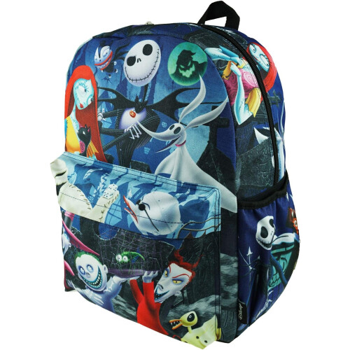 Σακίδιο πλάτης Nightmare Before Christmas Deluxe Oversize Print Large 16" με θήκη για φορητό υπολογιστή - A19607 2