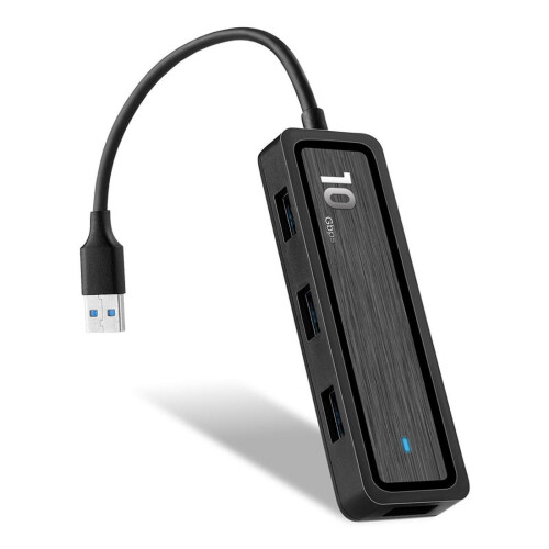 Προσαρμογέας USB HUB 6 σε 1 για σταθμό σύνδεσης με 4 θύρες, υποδοχές ανάγνωσης TF USB3.1Gen2