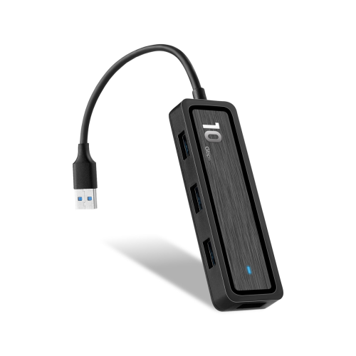 Προσαρμογέας USB HUB 6 σε 1 για σταθμό σύνδεσης με 4 θύρες, υποδοχές ανάγνωσης TF USB3.1Gen2 2