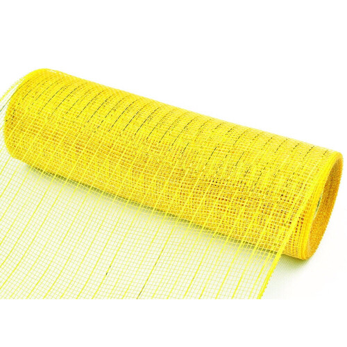 Κορδέλα λινάτσας 10Yards Deco Mesh, μεταλλική κορδέλα στεφάνι από πλέγμα, είδη για