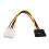 Câble adaptateur secteur SATA vers IDE4 broches, câble SATA multi-usage 1