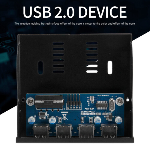 Θύρα δισκέτας 3,5 ιντσών, θύρα USB2.0, διανομέας USB2.0, μπροστινή βάση επέκτασης 1