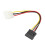 Câble adaptateur secteur SATA vers IDE4 broches, câble SATA multi-usage 7