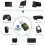 Προσαρμογέας Bluetooth USB WiFi, Εξωτερικός δέκτης ασύρματου δικτύου διπλής ζώνης 600Mbps 6