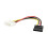 Câble adaptateur secteur SATA vers IDE4 broches, câble SATA multi-usage 4