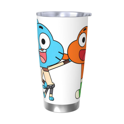 Ο καταπληκτικός κόσμος του Gumball20oz ποτήρι, κούπα ταξιδιού καφέ από ανοξείδωτο