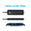 Προσαρμογέας USB HUB 6 σε 1 για σταθμό σύνδεσης με 4 θύρες, υποδοχές ανάγνωσης TF USB3.1Gen2 8