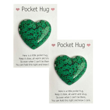 Winysin Pocket Hug Szív Mini Aranyos Zsebölés Dekoráció Különleges Ösztönözni Születésnapi Esküvői Party Valentin Dekoráció2PCS