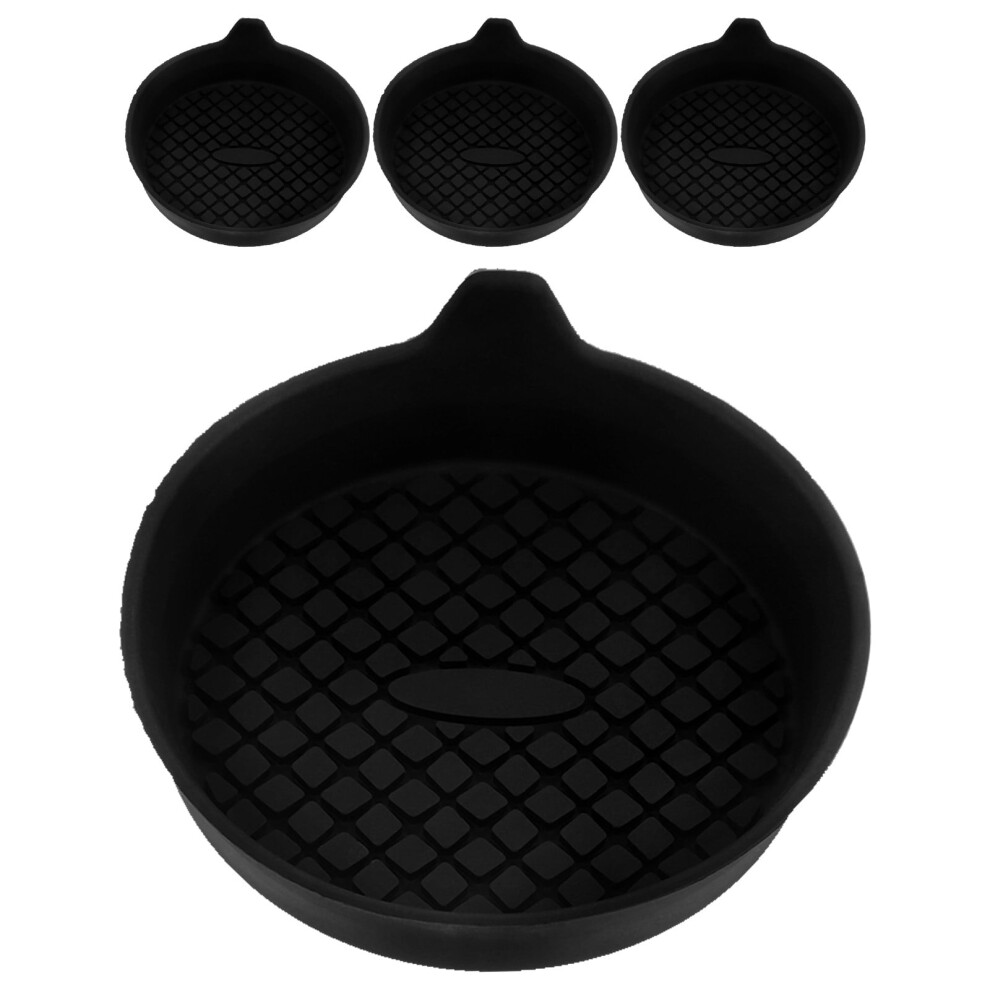 Eease 4Pcs Car Cup Coasters Silicone Coasters Car Coaster Vehicle Interior Accessories 9173940854765