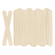 100 stuks houten ijslollystokjes, 15 cm lang x 2 cm breed, traktatiestokjes voor ijslolly's.