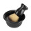 Set da barba Dekaim, 3 pezzi: pennello da barba professionale da uomo + supporto + ciotola 6