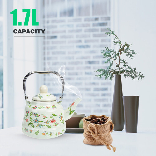 Guangmc Enamel Teapot Πρακτικός βραστήρας τσαγιού Τυπωμένος βραστήρας τσαγιού Οικιακός 1