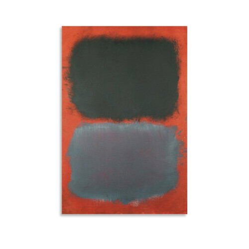 Γκρι σε κόκκινο, 1968 από τον Mark Rothko, Πίνακας σε καμβά, αφίσα, εκτύπωση, κύλιση,