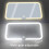 Καθρέφτης ματαιοδοξίας αυτοκινήτου Blaxill LED Lights με 3 λειτουργίες φωτισμού με 8