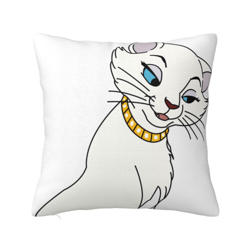 Η εξαιρετικά μαλακή μαξιλαροθήκη Aristocats με φερμουάρ για υπνοδωμάτιο, καναπέ,