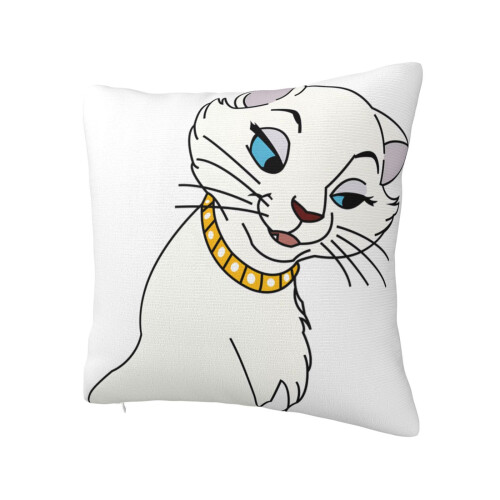 Η εξαιρετικά μαλακή μαξιλαροθήκη Aristocats με φερμουάρ για υπνοδωμάτιο, καναπέ, 1