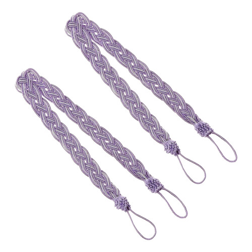Slhljlin Curtain2Pcs Creative Κινεζικός Κόμπος Κουρτίνας με Πλεκτό Ακριβείας Κουρτίνα