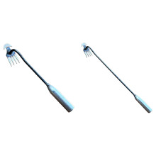Zappa per diserbo Artefatto Radicamento Strumenti per diserbo Giardino Rastrello per diserbo Attrezzi agricoli in acciaio Piccola zappa Terreno