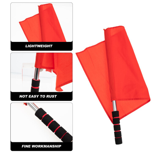 Guangmc2Pcs Racing Håndflag Dommer Union Jack Kvinde 2