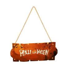 Hot Sale! Udsalg af eventplanlægningsartikler, lysende Halloween-krans til hoveddøren, velkomstskilt til veranda, vindue, udendørs, indendørs