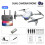 VALSEEL E99pro Drone Κάμερα Αεροφωτογραφίας Τετρακόπτερο Σταθερού Ύψους Τηλεχειριζόμενο 2