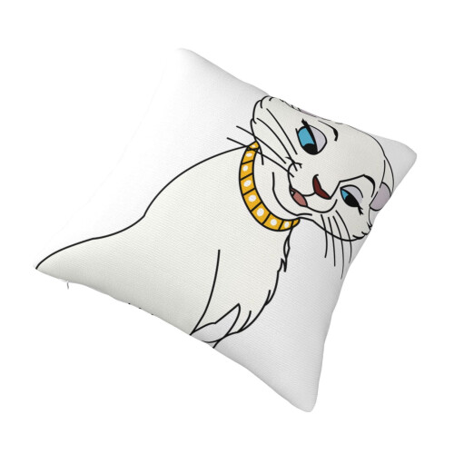 Η εξαιρετικά μαλακή μαξιλαροθήκη Aristocats με φερμουάρ για υπνοδωμάτιο, καναπέ, 2