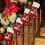 YiFudd18 polegadas, linho vermelho exclusivo bordado para o Natal com luzes, sacola de presente de Natal (2 peças) 5