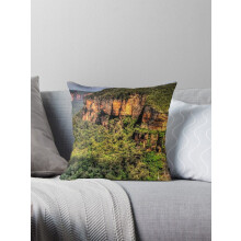 EEN NIEUWE VERWONDERING - Govetts Leap en Govetts Leap Falls - Werelderfgoedgebied Blue Mountains - Kussenhoezen van The HDR Experience