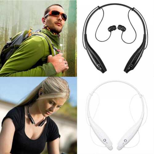 Ασύρματα ακουστικά λαιμού Bluetooth, στερεοφωνικά ακουστικά, με ακύρωση θορύβου και 1
