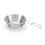 Stainless Steel Camping Bowl with Folding Handle, Lightweight Backpacking Hiking Tableware 1