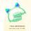 Kabelloses Bluetooth-Headset mit Pop-Bubble-Technologie, kompatibel mit iPhone und Android – Cyan-Cat 5