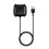 Versa Lite Smart Watch Charger Dock - Compact USB Charging Station with 100cm Cable, 5V Input (Black) 2