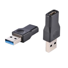 USB-C to USB 3.0 Adapter (2 Pack), Type-C Female to USB-A Male, Supports Data Transfer & Charging, compatible with iPhone