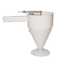Dispensador de masa para panqueques Mosiee con émbolo y embudo, dispensador de pastel y bola de pulpo pequeña
