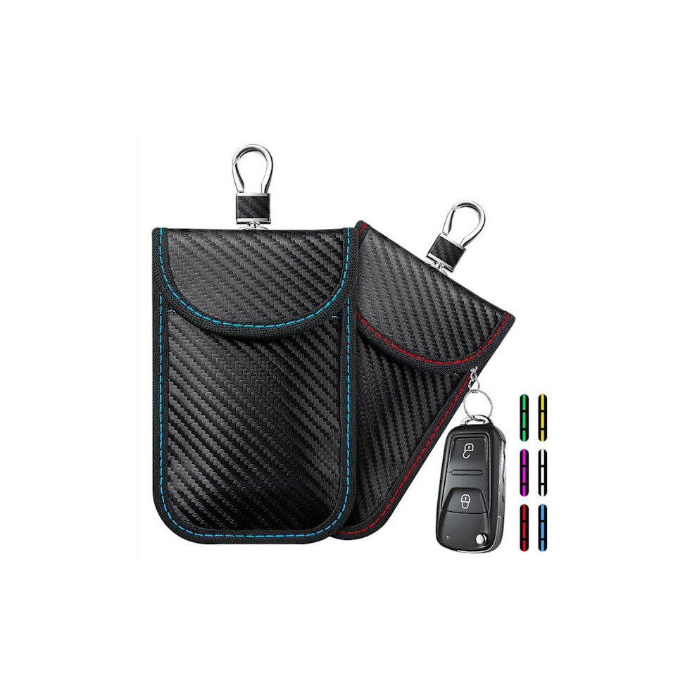 Keychain Protective Case, 2-Pack, Rfid Signal Blocking Keychain Protective Case, Car Anti-Theft Cage 9340258872808