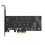 ΓΙΑ M.2NVMe SSD NGFF ΣΕ PCI-E X4 προσαρμογέα M Key B KEY διπλή κάρτα διεπαφής υποστήριξη PCI Express3.0 1