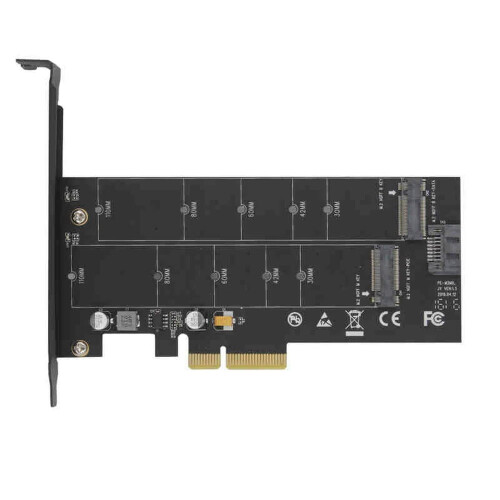 ΓΙΑ M.2NVMe SSD NGFF ΣΕ PCI-E X4 προσαρμογέα M Key B KEY διπλή κάρτα διεπαφής υποστήριξη PCI Express3.0