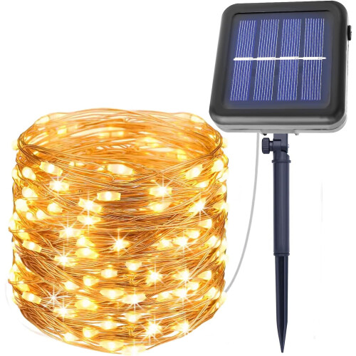 Ηλιακά φωτιστικά εξωτερικού χώρου, 99FT300LED, 8 λειτουργίες, αδιάβροχα, για πάρτι