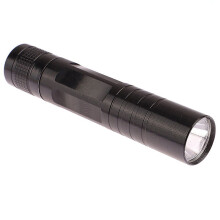 Mini-lommelykt i aluminiumslegering, liten, bærbar LED-lommelykt med sterkt lys (uten batteri)