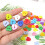 100 botones de resina - Corazones - multicolor 6
