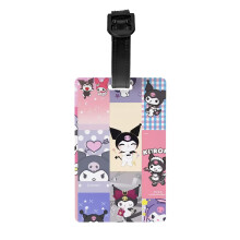 Roztomilý Mewtwo Pokemon Batožinová visačka na kufor Dekorácie Dodávky Darček Ženy Muži Chlapci Dievča Oceľová slučka s krytom na