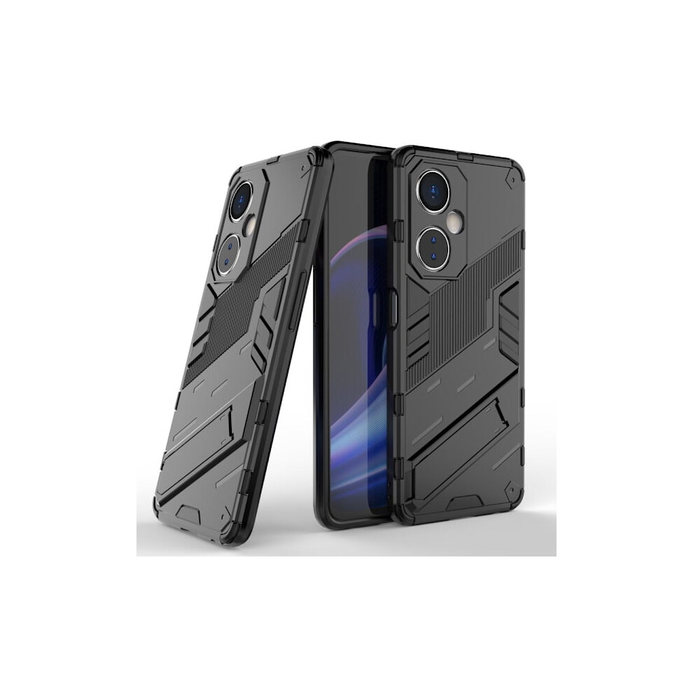 Skalo Compatible With Oneplus Nord Ce 3 Lite 5G Armor Hybrid Bibercas Cover - Black 9340258874529