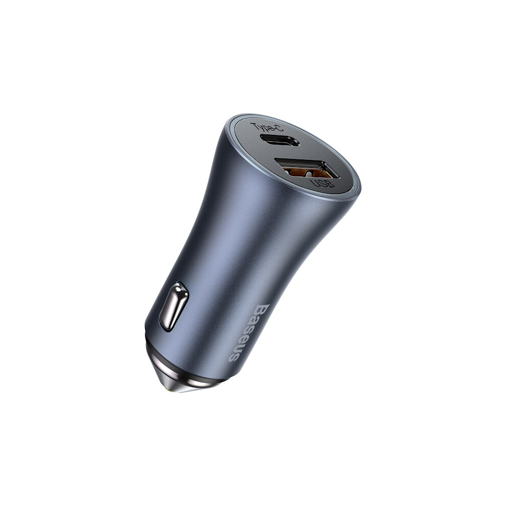 Baseus Car Charger With Usb+Usb-C Socket And Fast Charging, 40W 9340258874604
