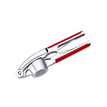 Presse-ail, presse-gingembre, hachoir, broyeur, presse-ail avec outils ouverts en noyer (rouge)