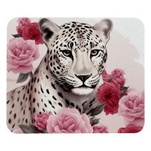 Mata Luiche Péinteáilte Roses Leopard, Mata Luiche Préimhe Saincheaptha, Mata Luiche Beag le Bonn Rubair Neamhshleamhain, 8.3x9.8 orlach