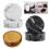 6Pcs Round Leather Coaster Set Leather Coaster PU Premium Insulation Pad 8