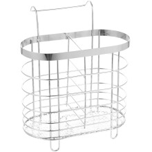 Porte-baguettes en acier inoxydable, égouttoir à vaisselle, seau d'égouttage, ustensiles de service, cuillère, couverts